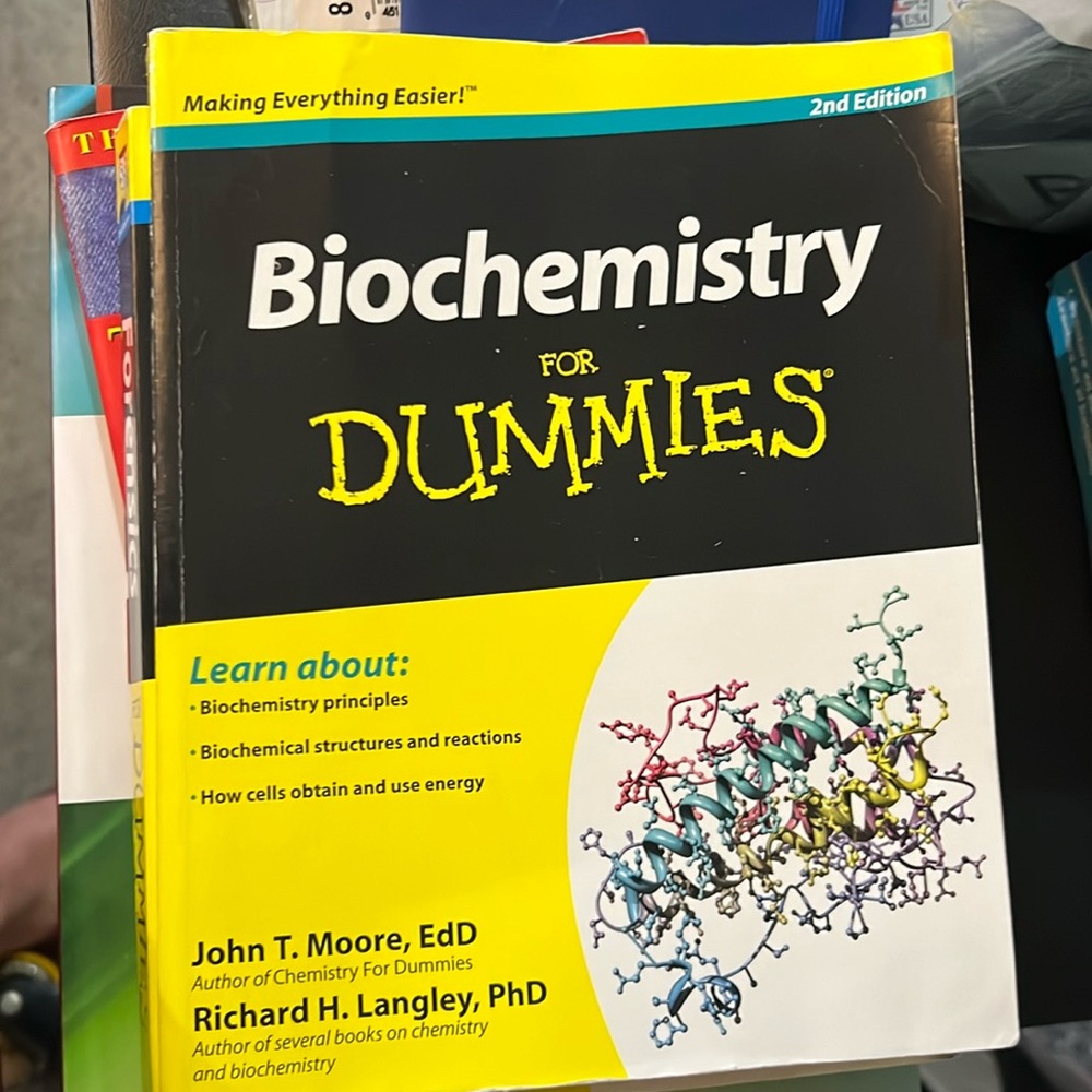 Biochemistry for Dummies book